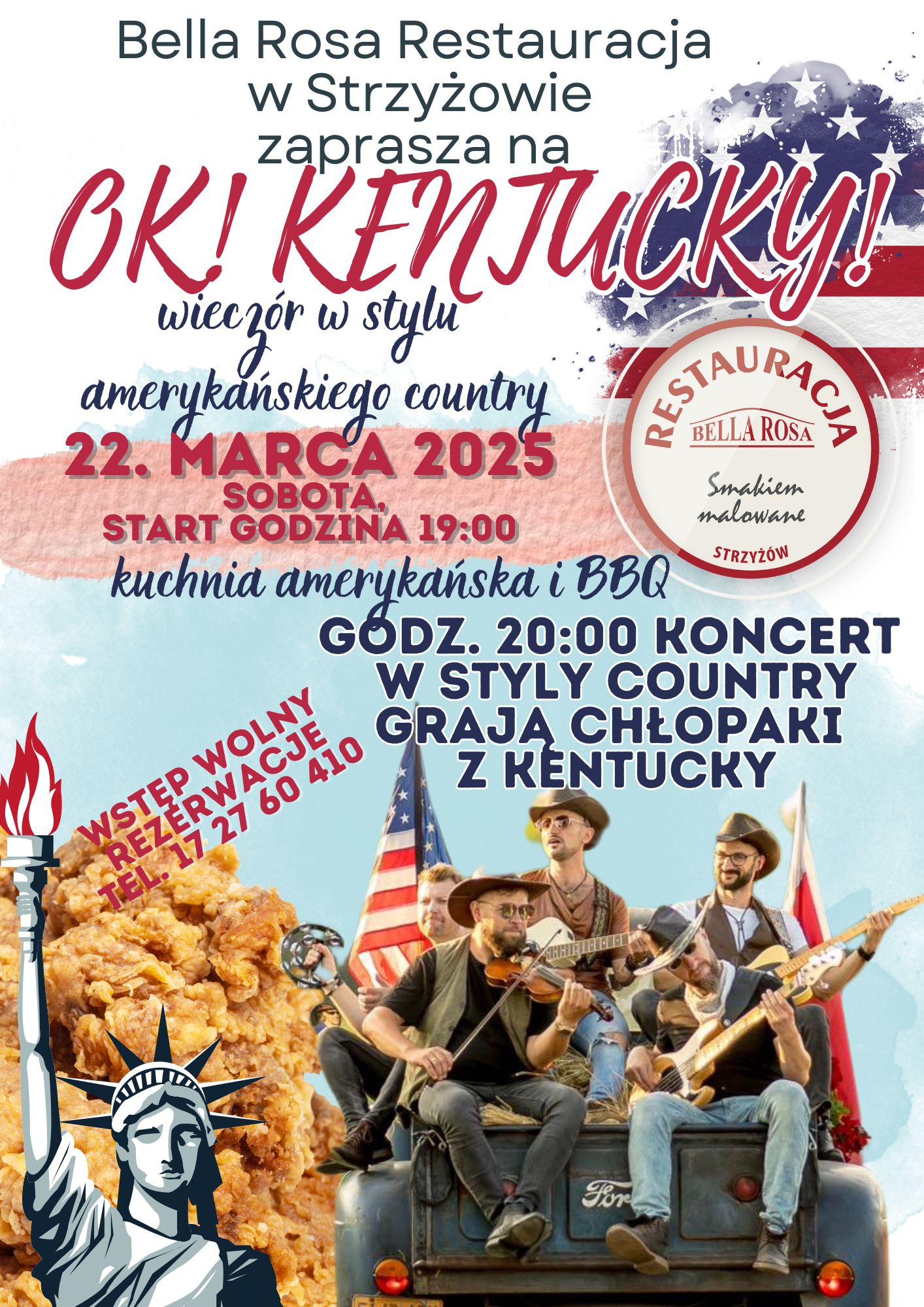 OK! Kentucky! Wieczór kuchni amerykańskiej i BBQ 